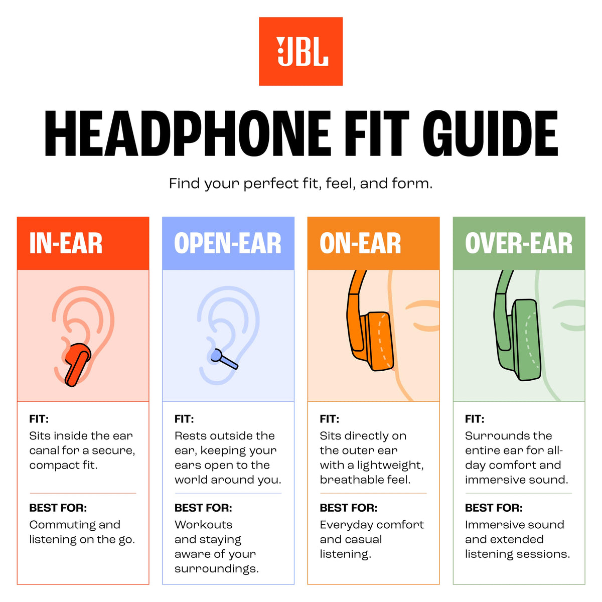 JBL Tune Flex - True Wireless Noise Cancelling Earbuds (Black), Small