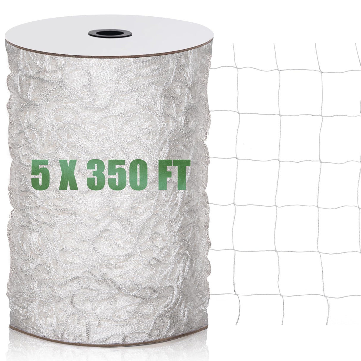 Heavy Duty Trellis Netting Roll, Oltara 5 x 350 ft Soft Mesh Nylon Garden Plant Trellis Netting Bulk for Climbing Plants, Vegetables, Fruits, Cucumber, Pea, Tomatoes