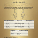 TOPCRED 925 Sterling Silver Chain Bracelet for Women - Diamond-Cut Cuban Link Chain 7 Inches