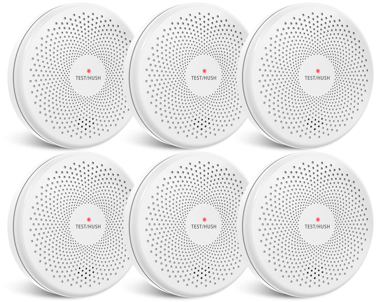 HATHEPHS CS01 Smoke and Carbon Monoxide Alarm (6-Pack)