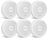 HATHEPHS CS01 Smoke and Carbon Monoxide Alarm (6-Pack)