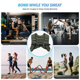 ZELUS Weighted Vest, 6lb/8lb/12lb/16lb/20lb/25lb/30lb Weight Vest with Reflective Stripe for Workout, Strength Training, Running, Fitness, Muscle Building, Weight Loss, Weightlifting, Green(8 lb)