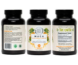 Organic Maca Root Capsules 1200 mg – Libido Booster for Women Fast Acting & Potent | Aphrodisiac Supplement | Energy Pills from Peru | Includes Black Pepper for High Absorption | Vegan, 120 Ct