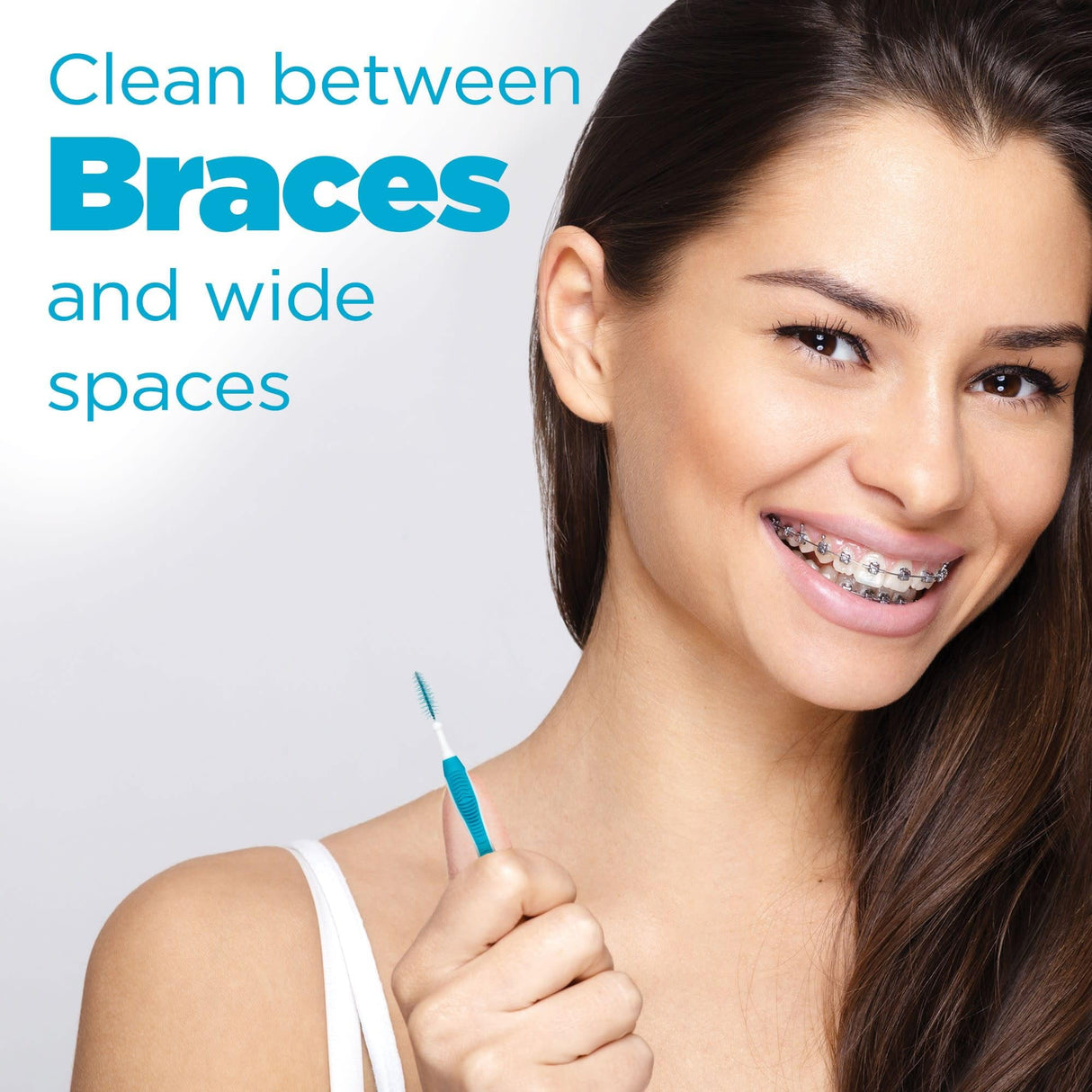 GUM Proxabrush Go-Betweens - Wide - Interdental Brushes - Soft Bristled Dental Picks for Plaque Removal Health - Safe for Braces & Dental Devices, 10ct (Pack of 6)