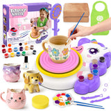 Pottery Wheel for Kids, Unicorn Craft Kit Arts and Crafts for Kid Ages 6-12