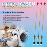 Upgraded DC97-16350U DC97-16350T Washer Suspension Rods for SAMSUNG WA50R5200AW/US, WA50R5400AV/US WA50R5400AW/US WA45T3200AW/A4 WA45H7000AW/A2 and WA45N3050AW/A4 Washing Machine（4pcs）