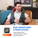 Etekcity FSA HSA Eligible Cordless Neck Massager with Heat for Pain Relief Deep Tissue, FSA Wearables, Rechargeable Shiatsu Back Shoulder Massage Tool, Best Gift for Mother, Father, Women, Men