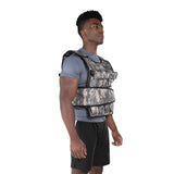 CAP Barbell 40-Pound Adjustable Weighted Vest, Camouflage