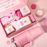 Birthday Gifts for Women Self Care Gift - Get Well Soon Gift Christmas Gifts - Rose Relaxing Spa Gift Basket Self Care Package for Women,Best Friend,Girlfriend,Wife,Mom,Sister,Her w/ Insulated Tumbler