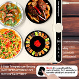 LYSXP 2025 Food Warming Mat, 15x23.6Inch 9-Level Temperature Adjustment, Multi-Functional Food Heater for Parties and Daily Use (Beige)