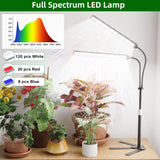 GooingTop Grow Light for Indoor Plants,Height 10-32'' with Dimming & Timer