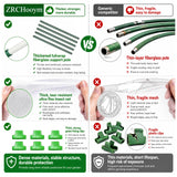 10×20 FT Ultra Fine Garden Mesh Netting with 36PCS Fiberglass Hoops, Reusable Raised Garden Bed Cover for Vegetables Fruits, Outdoor Garden Netting Kits for Greenhouse