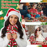 Threlaco 6 Skeins Christmas Loop Yarn Finger Loops Yarn Bulk Soft Chunky Yarns 600 g for Christmas Yarns Beginners Knitting No Needles or Hooks Crochet Gift Craft (Red, White, Green)