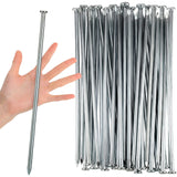 Nuenen 60Pcs 12" Metal Heavy Duty Stakes Landscape Anchoring Spikes