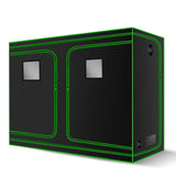 MELONFARM 4x8 Grow Tent, 96"x48"x80" High Reflective 600D Diamond Mylar Canvas with Observation Window and Floor Tray for Hydroponic Indoor Plant Growing