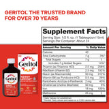 Geritol Liquid Vitamin and Iron Supplement, Energy Support, Contains High Potency B-Vitamins and Iron, Pleasant Tasting, Easy to Swallow, No Artificial Sweeteners, Non-GMO, 12 Oz, 3 Pack