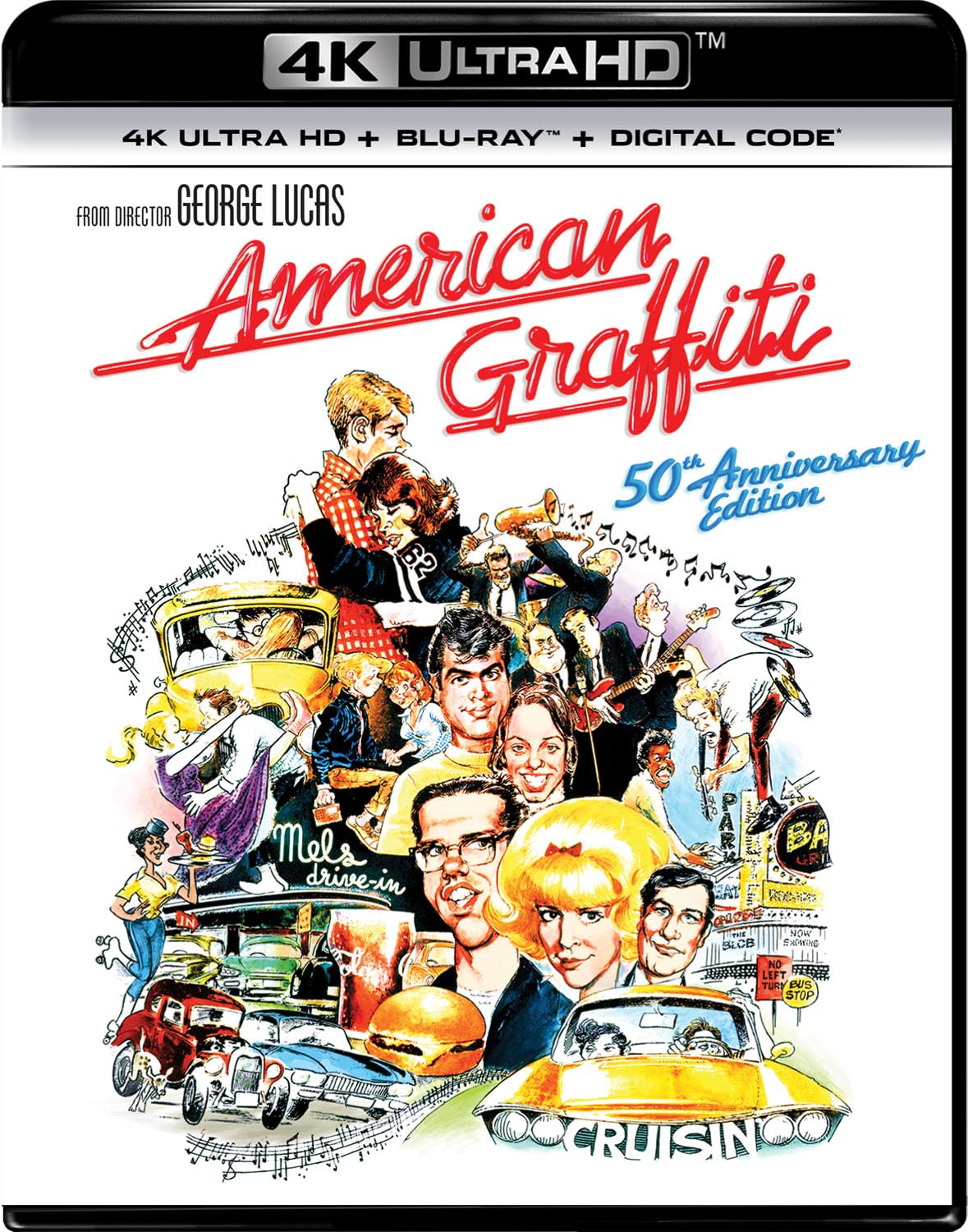 American Graffiti - 50th Anniversary Edition 4K Ultra HD + Blu-ray + Digital [4K UHD]