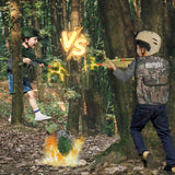 20 Piece Army Costume for Kids, Soldier Military Dress up for Boys 3-10, Kids Army Gear Role Play, Halloween Costume Camouflage Set with Vest, Camo Gloves, Helmet, Halloween Christmas Gift for Kids