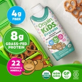 Orgain Organic Kids Nutritional Protein Shake, Fruity Cereal - Kids Snacks with 8g Dairy Protein, 22 Vitamins & Minerals, Fruits & Vegetables, Gluten Free, Soy Free, Non-GMO, 8.25 Fl Oz (Pack of 12)