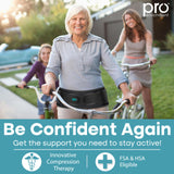 Pro Enrichment Sacroiliac Patented Hip Belt for Women and Men That Alleviates Sciatica, Pelvic, Lower Back, Leg and Sacral Nerve Pain Caused by SI Joint Dysfunction| Hip Brace (Regular)