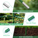 100 Pcs Garden Stakes 16 Inch DIY 4ft 5ft 6ft 7ft 8ft Tomato Plant Stakes