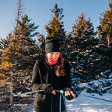 100% Merino Wool Cuff Beanie - Mens & Womens Warm Winter Hat - Watch Cap - Toque - Novelty Beanie - Black
