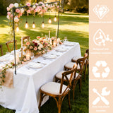 SHIJING Over The Table Rod Stand with Clamps Adjustable Length Black Table Arch 28"-69" Tall 30"-98" Length Arch Hanging, for Wedding Birthday Party Halloween Christmas Party