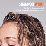 Hairstory New Wash Deep with Scalp Brush, Clarifying Cleansing Cream for Oily & Fine Hair, Shampoo & Conditioner Alternative, Removes Buildup & Restores Scalp, 8oz