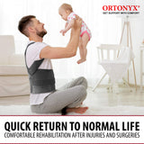ORTONYX Comfort Posture Corrector for Men and Women Clavicle and Shoulder Support Back Brace, Fully Adjustable / 656A-X-Large