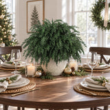 16PCS Christmas Cedar Pine Stems Branches Decor Artificial Greenery Picks