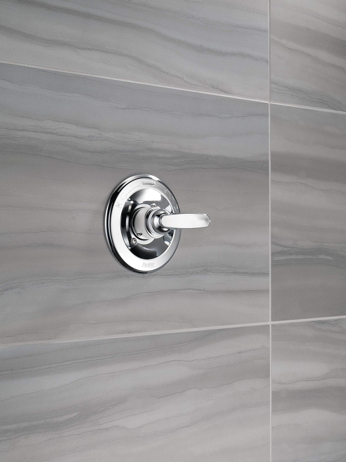 Delta Foundations 13 Series Single-Function Valve Trim Kit, Chrome Handle Set for Shower Faucet System, Chrome BT13010 (Valve Not Included)