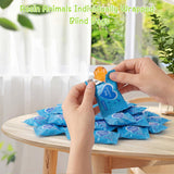 Lufstd 220pcs Mini Resin Animals - Resin Animals Mystery Bags,Individually Wrapped Blind Bags Tiny Animal Figurines for Dollhouse, Fairy Garden, Aquarium, Party Favors & DIY Craft Decor