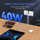 USB C Charger Block 40W USB Type C iPhone 18 Pro Charger Fast Charging Plug