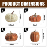 Artgar Pumpkin Decor, 8 PCS Halloween Pumpkin