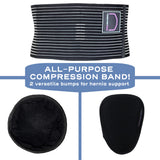 Abdomencare Umbilical Hernia Belt for Men and Women | Abdominal Hernia Belt for Women & Men with 2 Unique Compression Pads | Belly Button Umbilical Hernia Belts for Men | Hernia Support Binder | L/XL