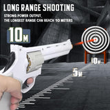 Revolver Toy Gun with 100 Soft Bullets,18 Shells,Gun Fidget Toy,Christmas Birthday Gifts for Boys Kids Adult Age 8+