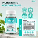 DEOS® Internal Deodorant Supplement [Natural Odor Control] Capsules 30 Pcs