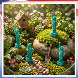 Geelin 50pcs Mini Statue of Liberty Figurines 2 Inch Resin Statue of Liberty Decoration Tiny Little Small New York Souvenir Gift New York Figurine Replica for 4th of July 250th Anniversary Cake Topper