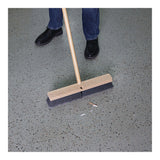 Boardwalk BWK20424 Floor Brush Head, 3" Gray Flagged Polypropylene, 24"