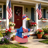 EIHFHIE 250th Independence Day Porch Goose Outfit for 23 Inch Goose Statue