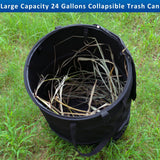 Audoyon Collapsible Camping Trash Can Pop Up Garbage with Lid