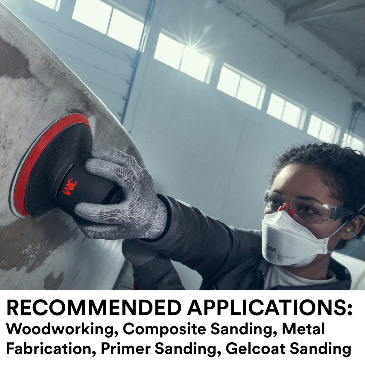 3M Xtract Net Disc 710W, 150+, 5 in, Die 500X, Pack of 50 Hook and Loop Sanding Discs, Virtually Dust-Free, Premium Option for Metal, Wood, Composites, Stock Removal, and Fine Finishing