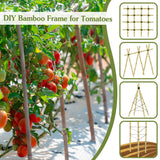 Plant Stakes 3FT, Natural Bamboo Stakes, 25Pcs Sturdy Bamboo Garden Stakes