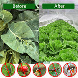 2PCS Insect Netting -10x43FT Fine Mesh Garden Protection Netting for Vegetables Plants Flowers Crops,Row Covers for Raised Bed from Birds Deer Squirrels Barrier Pest