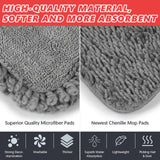 HOMTOYOU Dust Mop for Hardwood Floors: Microfiber Spray Mop for Cleaning
