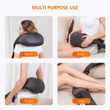 Snailax Shiatsu Neck and Shoulder Massager - Back Massager with Heat, Deep Kneading Electric Massage Pillow for Neck, Back, Shoulder,Foot,Body