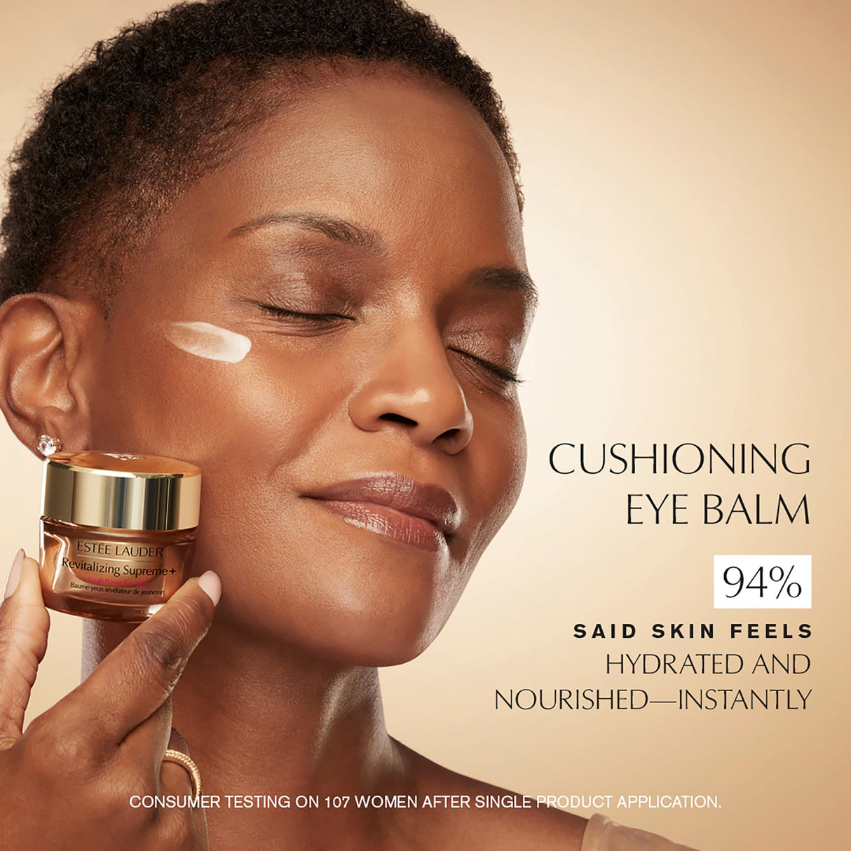 Estée Lauder Revitalizing Supreme+ Youth Power Hydrating Under Eye Balm with Hyaluronic Acid, 0.5 Ounce