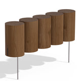 Greenes Fence 15 in. Full Log Edging (12-Pack, 15 ft. Total)