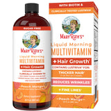 MaryRuth's Liquid Multivitamin + Hair Growth | Clinically Tested for Thicker Hair & Facial Wrinkles in Women | Biotin 10000mcg | Lustriva Hair Growth Supplements | Skin Care | Ages 18+ | 30 Fl Oz