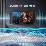 Assistrust Sound Bar for Smart TV, Soundbar with Bluetooth/ARC/Opt/AUX Connect, Auto Volume Boost, 3 Equalizer Modes, 2 in 1 Detachable Soundbar for TV/PC/Gaming/Projectors